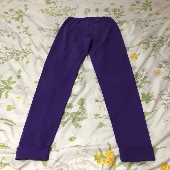 Hanna Andersson Kids' Magenta and Violet Joggers - Picture 9 of 10